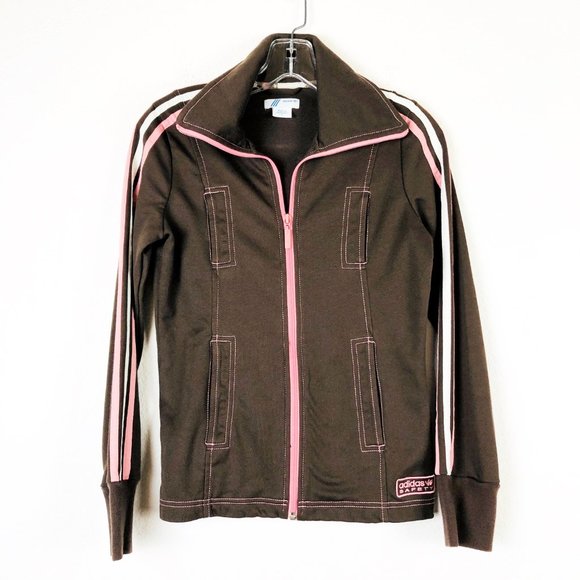 adidas Jackets & Blazers - Vintage Adidas Brown Pink Jacket XS / S